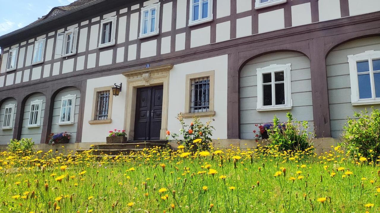 Komfort-Ferienwohnung "Zur Schmiedebruecke" Großschönau Eksteriør billede