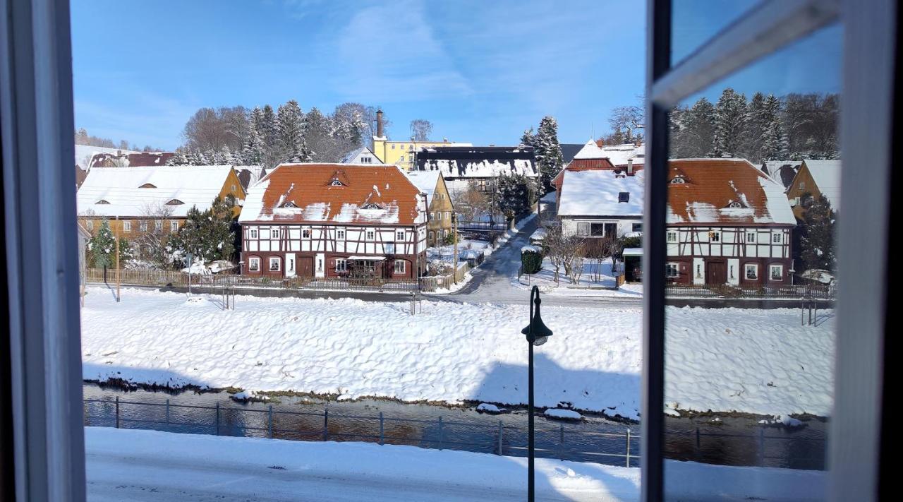 Komfort-Ferienwohnung "Zur Schmiedebruecke" Großschönau Eksteriør billede