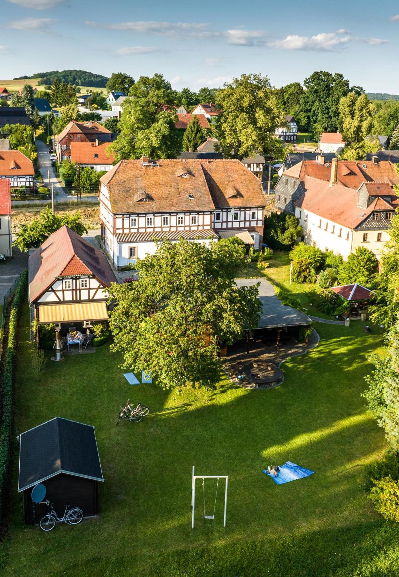 Komfort-Ferienwohnung "Zur Schmiedebruecke" Großschönau Eksteriør billede